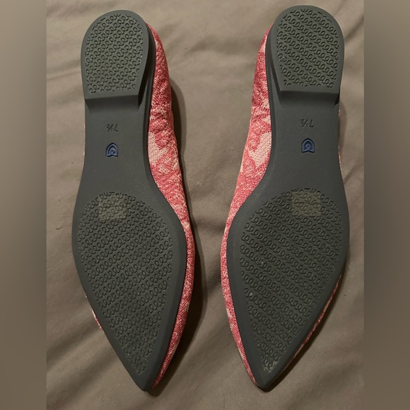 Rothy's The Point II Women's Flats in Hibiscus Chantilly 7.5 NIB - Picture 6 of 16